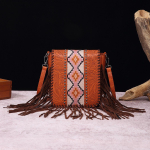 Vintage Print Boho Style Carving &uuml;he &otilde;laga Crossbody kott naistele One Size