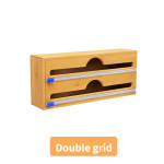 3.1 Dispensers for plastic wrapping, plastic wrapping, aluminum foil and waxed bamboo, for kitchen organizers Double grid