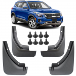 4x vormitud auto porilappide pritsmekaitsed Kia Seltos SP2 jaoks 2019 2020 2021 2022 2023 porilapid porilauad auto esi-tagaratta rehv must