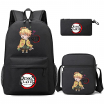 Anime Demon Slayer seljakott Sharingan teismelistele &otilde;pilaste koolikott poiss t&uuml;druk tagasi kooli Uzumaki suure mahutavusega multifilmi kotid