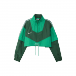Nike Prinditud &Uuml;hendatud Poollukuga Seisva Kraega Spordijakk Naiste Jakk Roheline FB8373-323 M