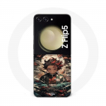 Coque Samsung Galaxy Z Flip5 demon slayer Tanjiro anime manga