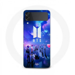 Coque Samsung Galaxy Z Flip4 BTS groupe symbol army
