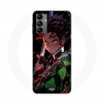 Coque Maniacase pour Samsung Galaxy A05s Demon Slayer Tanjiro Kamado &eacute;nerv&eacute; manga anime
