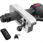 Motorcycle Lock - Adjustable Anti Theft for Motorcycles Mopeds Motorbikes Scooters ATVs Dirt Bike Street Bike Braking The Front Wheel Use on Grip sinine