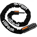 HiiPeak Jalgrattalukk, 5-kohaline l&auml;htestatav kombinatsioon, raskeveokite jalgrattaketi lukk, k&otilde;rge turvalisusega jalgrattalukud vargusvastane lukukett jalgrattale