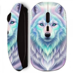 Souris - maniacase - sans fil - optique - USB - noir - violet