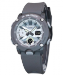 Casio G-Shock Hidden Glow seeria analoogne digitaalne vaigust rihm, hall numbrilauaga kvarts GA-2000HD-8A 200M meeste k&auml;ekell hall