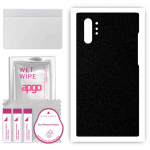 apgo Protective Skin Sticker for the back compatible with Samsung Galaxy Note 10 Plus 5G, Wrap Film, Foil, Vinyl - Pattern Matte Black