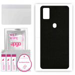 apgo Protective Skin Sticker for the back compatible with ZTE Blade 20 5G, Wrap Film, Foil, Vinyl - Pattern Matrix