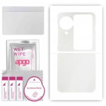 apgo Protective Skin Sticker for the back compatible with Oppo Find N3 Flip, Wrap Film, Foil, Vinyl - Pattern Matte Transparent