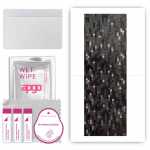 apgo Protective Skin Sticker for the back compatible with Huawei Mate Xs, Wrap Film, Foil, Vinyl - Pattern Carbon Black Pixel