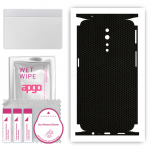 apgo Protective Skin Sticker for the back+sides compatible with Oppo Reno Z, Full Wrap Film, Foil, Vinyl - Pattern Matrix