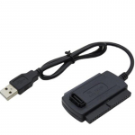 Uusim USB 2.0 &ndash; SATA IDE k&otilde;vakettaadapteri konverter ROM-i k&otilde;vaketas/SSD-CD 1 SATA IDE 2.5 adapter DV R7D8 black-One-size