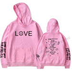 R&auml;ppar Lil Peep Hoodies Print Meeste Naiste Unisex Hoodie Casual Oversized Pullover Harajuku Pusa Mood Riietus Spordidress L