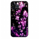 Lilla Butterfly telefoni&uuml;mbris iPhone'ile Samsung Galaxy Redmi Xiaomi Oppo OnePlus Note SA 7 8 9 10 11 12 13 14 20 21 22 23 53 54 Pro Max Ultra TPU Soft iPhone 6 or 6S