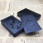 Uued 24K kullaga m&auml;ngukaardid plastikust pokkerim&auml;ng Teki fooliumipokkerite pakk Magic veekindla kaardi kingituste kollektsiooni hasartm&auml;ngude lauam&auml;ng