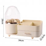 360&deg; P&ouml;&ouml;rlev Kosmeetika Hoiukarp Hoidik Lauapealne Meigipintslite Korraldaja T&ouml;&ouml;pind Kaasaskantav Huulepulga Silmalaineri Stend Karbid