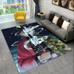 Anime Demon Slaye Area vaip, multifilmi vaibavaip elutuppa, laste magamistoa diivani uksematt, lastem&auml;ngu libisemiskindel p&otilde;randamatt 230x160cm(90x62in)