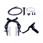 Funsea jalgrattapidurid U pidurikomplekt Jalgrattatarvikud sepistatud sulamist hoob l&auml;bipaistvad padjad sisemine v&auml;limine korpus BMX osade kaabel