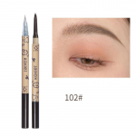 Double-ended water-proof eyebrow pencil, waterproof and sweat-proof, long-lasting, quick-drying, color-producing and ultra-fine liquid eyebrow pencil 0.8+0.3g
