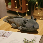 45 cm armsa salamandri pl&uuml;&uuml;sist m&auml;nguasjade simulatsiooniga dinosauruse ambystoma t&auml;idisega nukk Kawaii Mexicanum Axolotl loomanukud kingitus lastele 45cm