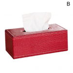 Stiilne kunstnahast salvr&auml;tikuhoidja kodune autokoekarp, paberist s&auml;ilituskott Large A