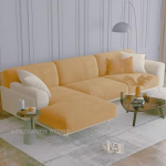 Luksuslik pehme sametist diivani istmekate Tahke elastne diivanipadja katted Eraldi m&ouml;&ouml;bel Diivanikaitse Diivani kate Elutoa Lemmikloomad L-shaped-1pc