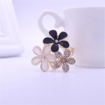 Mood Lilled Pross Sall Pandla Kimp Kristallist Rhinestone Sall Klambrid Naiste Ehted 1tk valge