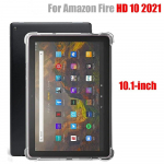 Tahvelarvuti &uuml;mbris Kindle Fire HD 10 2021 10.1 jaoks Silikoonist pehme kest &Otilde;hkpadjaga kate L&auml;bipaistev kaitse E-raamat TPU Mugav Fire HD 10 2021 puhas