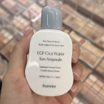 FROMRIER EGF Cica Water Sun Ampoule 56 ml SPF50+ PA++++ renewal Vegan, Kbeauty, Korean cosmetics, sample