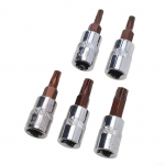 5*/ Torx-kruvikeeraja otsikud 1/4-tollised ajami pesapea t&ouml;&ouml;riistad T15/T20/T25/T30/T40#