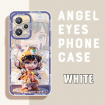 iPhone'i jaoks Samsung Huawei Honor Xiaomi Redmi OPPO Realme Vivo telefoni&uuml;mbris, v&auml;rvitud muster, pehme kummist t&auml;iskaanega kaamera kaitse disain kest OPPO A20/A60 5G must