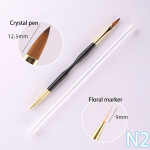 Kahepealine k&uuml;&uuml;nekunsti pintsel