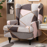 Wingback Tooli kate 2 t&uuml;kki/komplekt Stretch diivani kate Tugitooli kate Diivan m&ouml;&ouml;blikaitse elastne p&otilde;hi elutuppa 1-seater