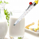 Elavh&otilde;bedavaba toiduohutu k&ouml;&ouml;gitemperatuuri lugemispulgaga termomeeter toiduvalmistamiseks moosi suhkrukommide jaoks