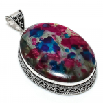 Natural Multi Labradorite Gemstone 925 Sterling Silver Pendant 2.96 d3c33