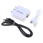 AV-RF-videomuundur Draiverita adapter TV-signaali valijad RCA CVSB-RF-adapteri muundur TV-videosalvesti jaoks