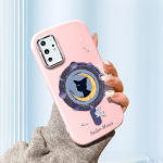 &Uuml;hev&auml;rviline h&otilde;bedase servaga objektiiv, rasvane korpus, pehme TPU vedel silikoonist kate P&otilde;rutuskindel telefoni&uuml;mbris Xiaomi Redmi Samsungile Samsung A22 sinine