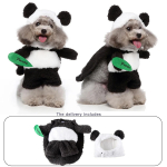 Armas panda kost&uuml;&uuml;m naljakas riided koer cosplay kost&uuml;&uuml;m naljakas riietuda lemmikloom uudne kost&uuml;&uuml;m p&uuml;hade peokoer postiljon j&otilde;ulud S(1.5-3kg)