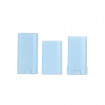 Antiperspirant Tube Ovaalsed huulepalsamituubid kaanega Plastikust huulepulgapalsamituubid T&uuml;hjad konteinerid 15G Chapstick Tubes sinine