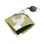 Golfi k&auml;ter&auml;tik peapalli puhastuslapp pandlaga konksuga vett absorbeeriv golfilapiga r&auml;tik golfitarvik roheline