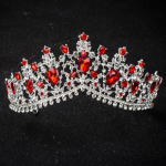Euroopa Disain Kristall Suur Printsess Kuninganna kroonid Abielu Pulmad Juukseaksessuaarid Ehted Pruudi Tiaras Peapaelad