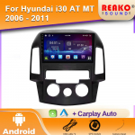 Android Auto Raadio Hyundai I30 AT MT 2006 - 2011 jaoks 4G Autokomplekt GPS 2din Autoraadio AI H&auml;&auml;l Traadita CarPlay 4 core 1GB+32GB carplay