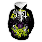 Ghost Band Pusad 3D prinditud kapuutsid Meeste/naiste mood laste kapuutsid Vabaaja moe dressid Meeste mantlid kapuutsid S