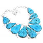 Tiibeti t&uuml;rkiissinine v&auml;&auml;riskiviga k&auml;sitsi valmistatud 925 sterlingh&otilde;bedast kaelakee 925 pitseriga v&auml;&auml;riskivi naturaalne Tiibeti t&uuml;rkiis h&otilde;bedane amulett kaelakee 18 sinine