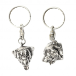 Rottweiler, Rott, Rottie - Silver-plated pendant with a dog in a decorative box, handbag decoration, backpack pendant by Art-Dog brand