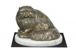 Persian Cat - cat statuette, figurine on white marble, trophy for a dog show by Art-Dog