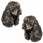 American Cocker Spaniel, Merry Cocker - Dog statue, hanging bust, unique decoration for dog lover by Art-Dog brand