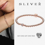 Hitt M&uuml;&uuml;k Uus 925 Sterling H&otilde;be Moments Originaalkinnitusega Madu Kett Baas K&auml;ev&otilde;ru Sobib Pan Charmidele Naistele DIY Ehted Kingitus 19cm ts&uuml;aan